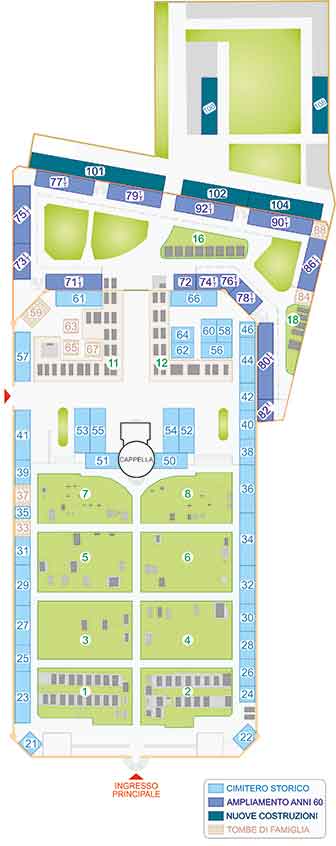 Mappa Cimitero Ghilarza